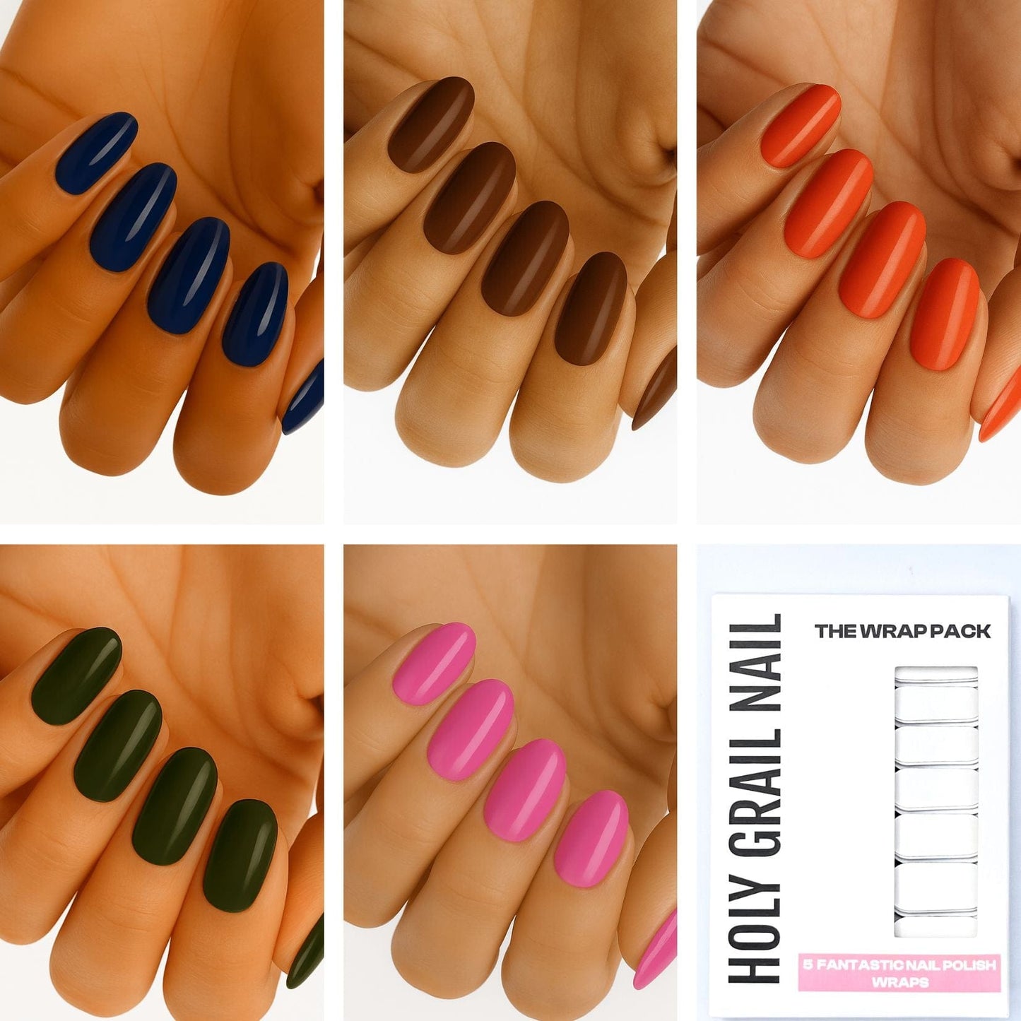 Holy Grail Nail Non-UV Nail Wraps The Mega Mix Pack