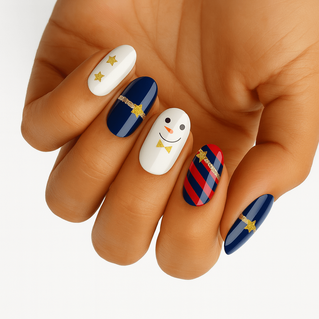 Holy Grail Nail Non-UV Nail Wraps The Snowman - Holy Classics (Non-UV Nail Wraps)