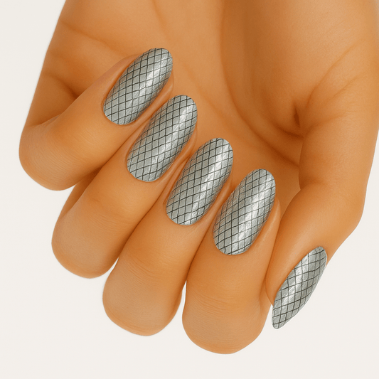 Holy Grail Nail Non-UV Nail Wraps Through My Window (Holo) - Wide Fit Wrap (20 Piece)