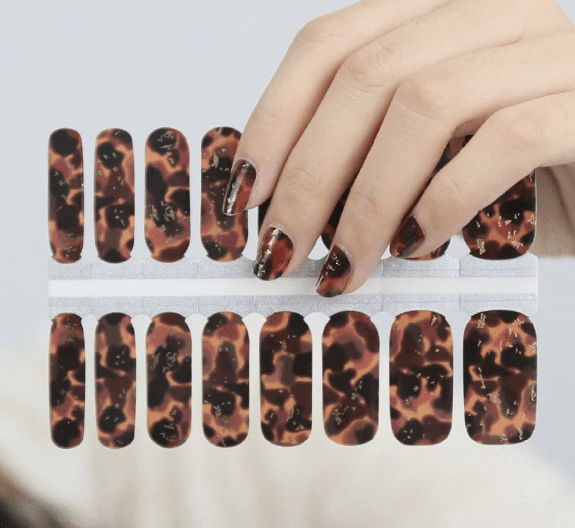 Holy Grail Nail Non-UV Nail Wraps Tortoiseshell Luxe - Holy Classics (Non-UV Nail Wraps)