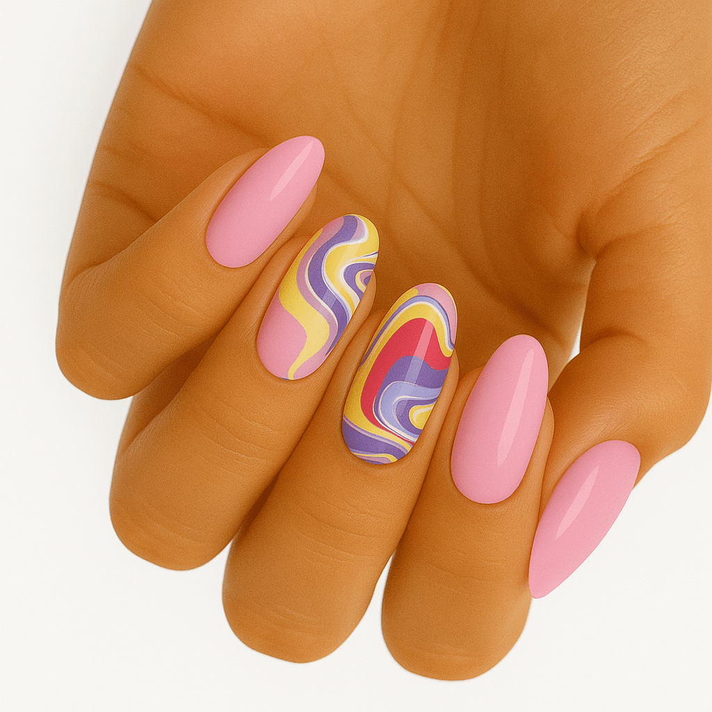 Holy Grail Nail Non-UV Nail Wraps Trippy Accent - Holy Classics (Non-UV Nail Wraps)