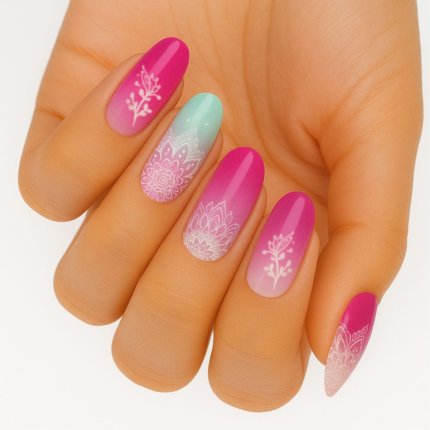 Holy Grail Nail Non-UV Nail Wraps Tropic Mandala - Holy Classics (Non-UV Nail Wraps)