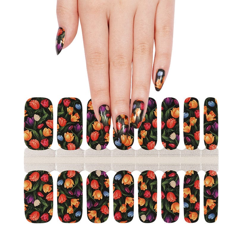 Holy Grail Nail Non-UV Nail Wraps Tulip Season