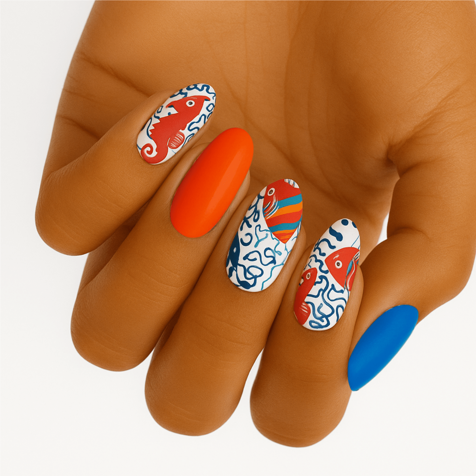 Holy Grail Nail Non-UV Nail Wraps Under the Sea - Holy Classics (Non-UV Nail Wraps)