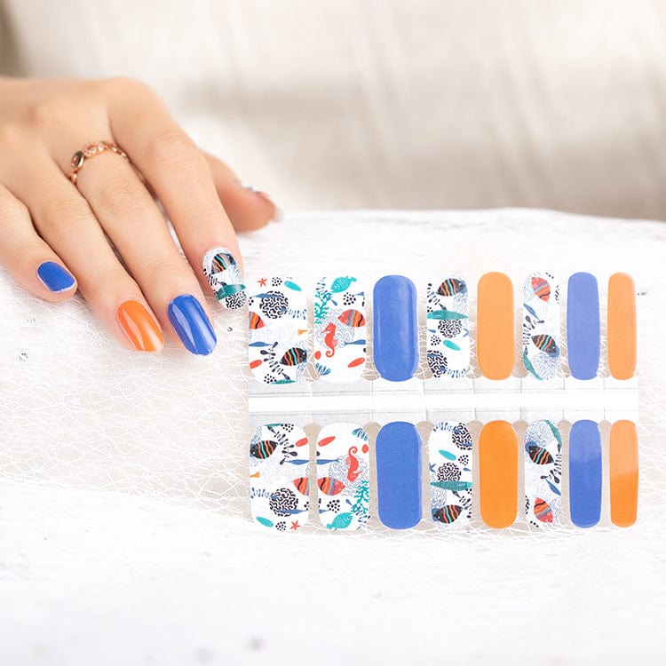 Holy Grail Nail Non-UV Nail Wraps Under the Sea - Holy Classics (Non-UV Nail Wraps)