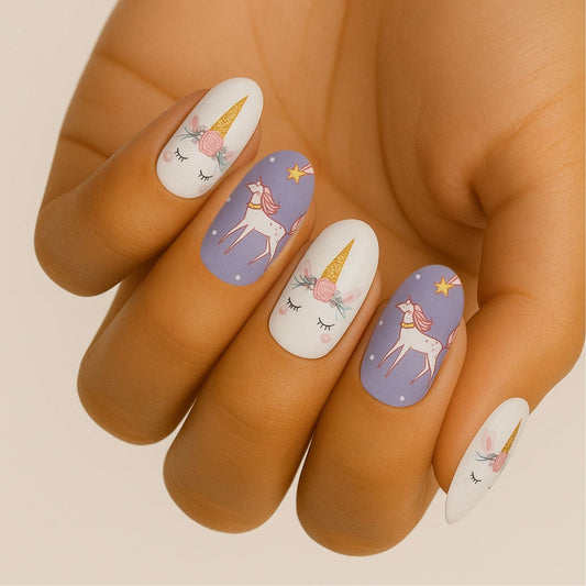Holy Grail Nail Non-UV Nail Wraps Unicorns Everywhere! - Holy Classics (Non-UV Nail Wraps)