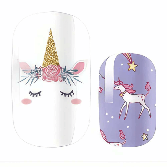 Holy Grail Nail Non-UV Nail Wraps Unicorns Everywhere! - Holy Classics (Non-UV Nail Wraps)