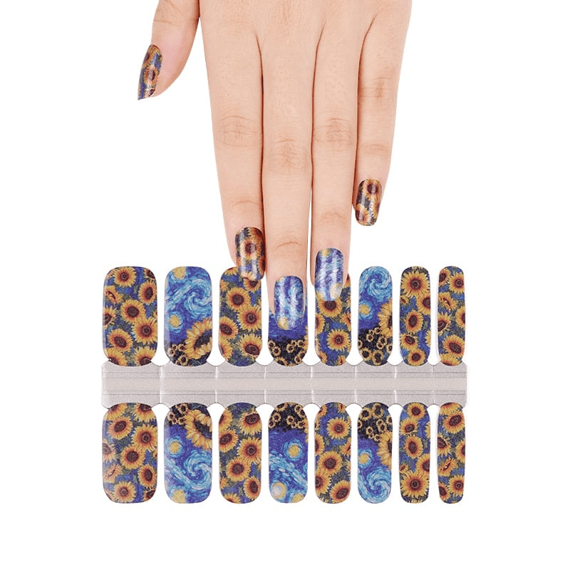 Holy Grail Nail Non-UV Nail Wraps Van Gogh Sunflower - Holy Classics (Non-UV Nail Wraps)