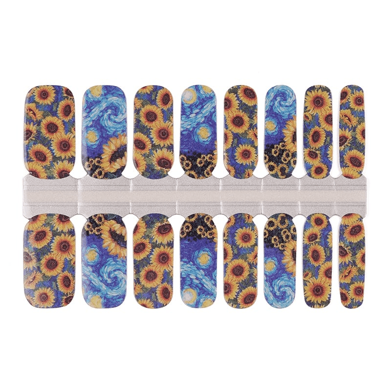 Holy Grail Nail Non-UV Nail Wraps Van Gogh Sunflower - Holy Classics (Non-UV Nail Wraps)