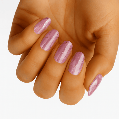 HOLY GRAIL NAIL Non-UV Nail Wraps Velvet Pink - Holy Classics (Non-UV Nail Wraps)