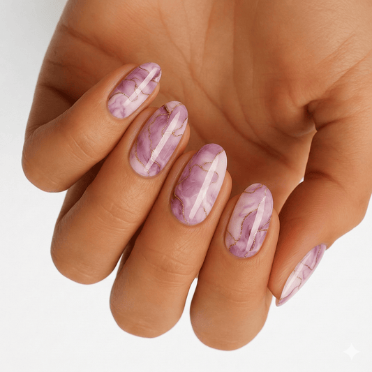 HOLY GRAIL NAIL Non-UV Nail Wraps Velvet Pink - Holy Classics (Non-UV Nail Wraps)