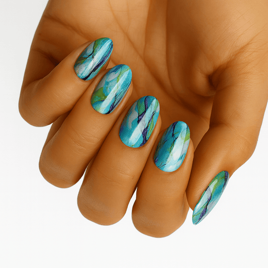 HOLY GRAIL NAIL Non-UV Nail Wraps Water Under the Bridge - Holy Classics (Non-UV Nail Wraps)