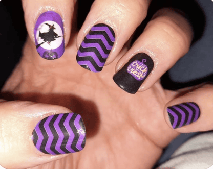 Holy Grail Nail Non-UV Nail Wraps Witching You a Happy Halloween - Holy Classics (Non-UV Nail Wraps)