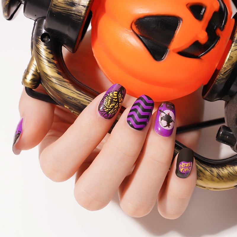 Holy Grail Nail Non-UV Nail Wraps Witching You a Happy Halloween - Holy Classics (Non-UV Nail Wraps)