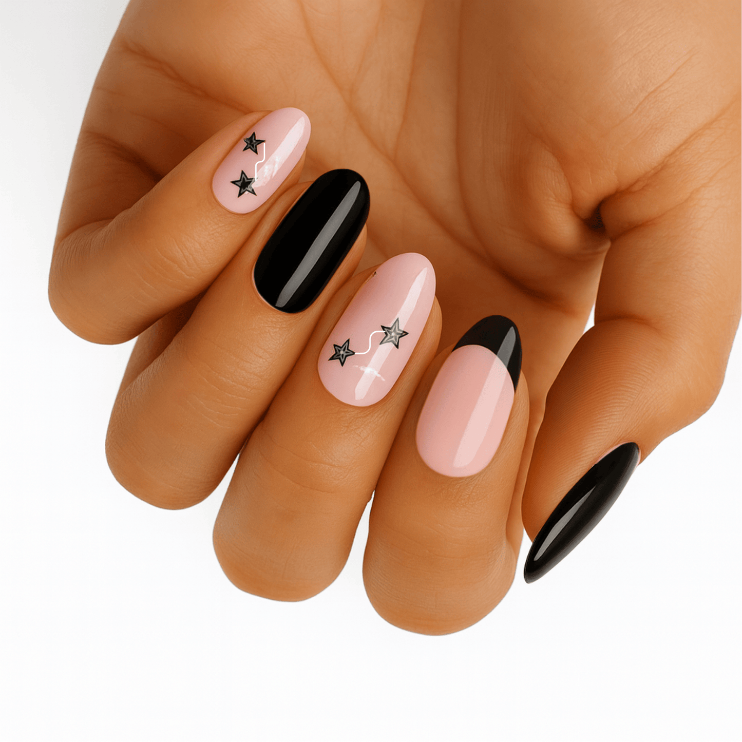 Holy Grail Nail Non-UV Nail Wraps You're A Star - Wide Fit Wrap (22 Piece)