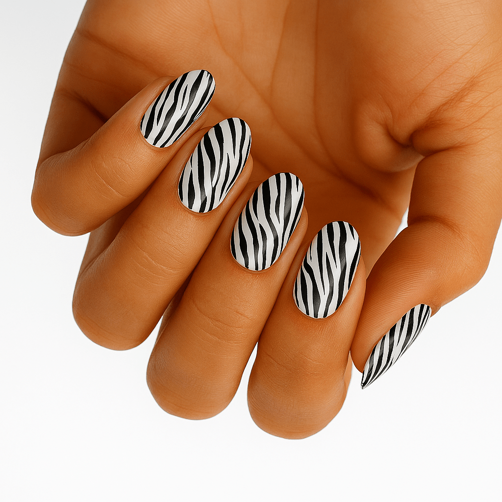 Holy Grail Nail Non-UV Nail Wraps Zebra - Holy Classics (Non-UV Nail Wraps)