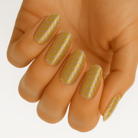Holy Grail Nail Non-UV Nail Wraps Zig Zag - Holy Classics (Non-UV Nail Wraps)