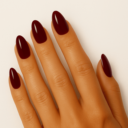 Holy Grail Nail press on Black Cherry - Soft Gel Press Ons