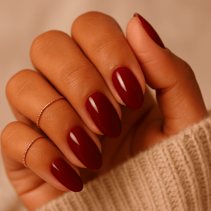 Holy Grail Nail press on Black Cherry - Soft Gel Press Ons