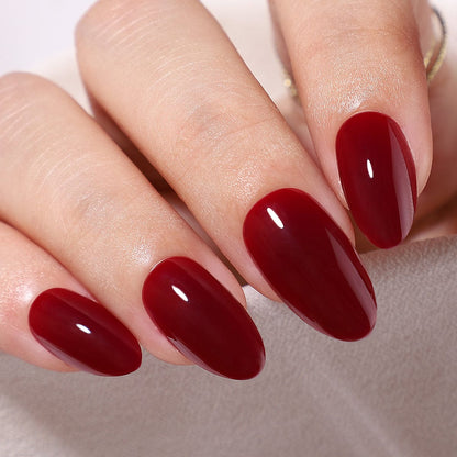 Holy Grail Nail press on Black Cherry - Soft Gel Press Ons