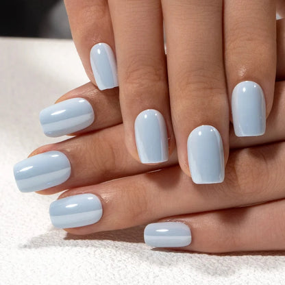 Holy Grail Nail press on Blue Sky (Glazed)