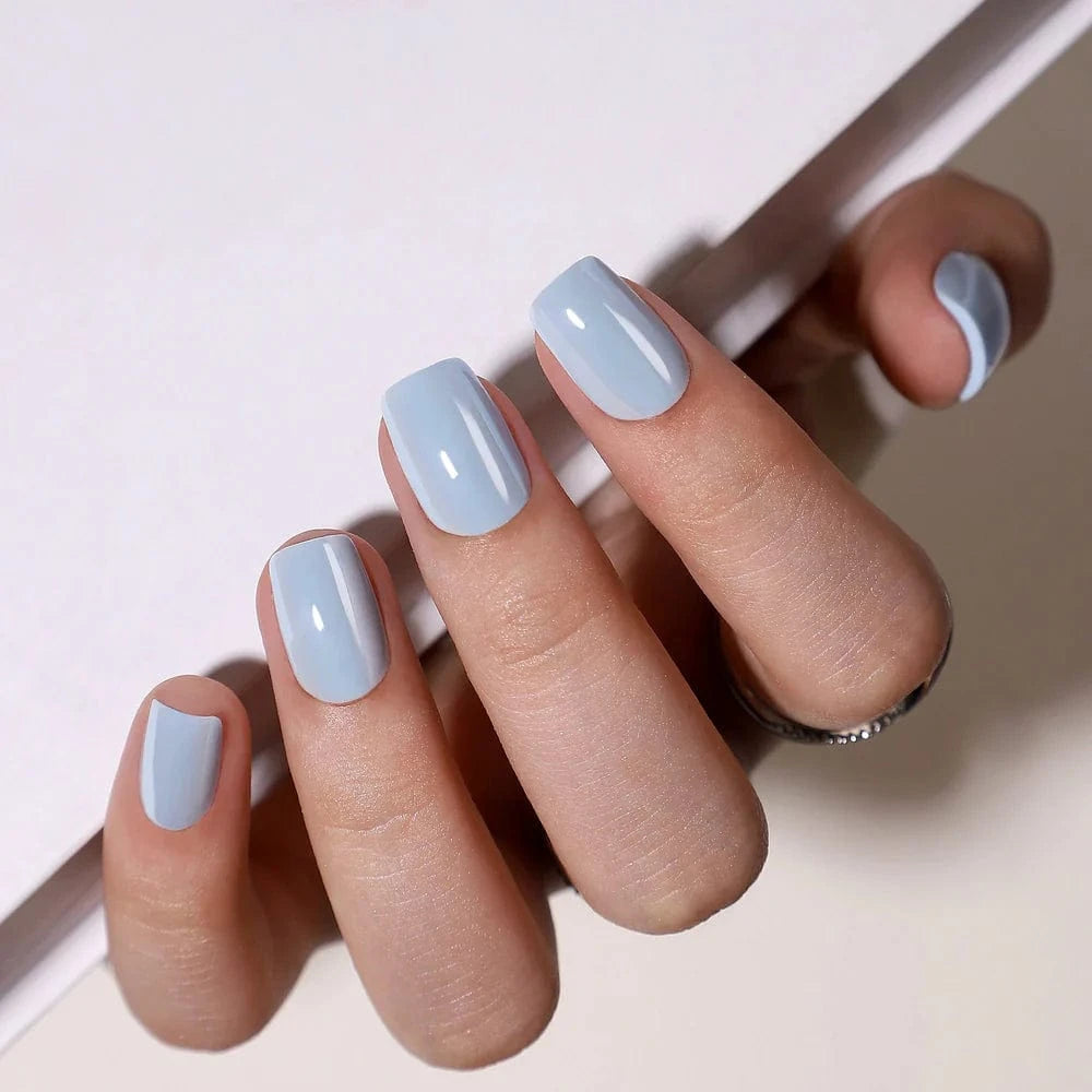 Holy Grail Nail press on Blue Sky (Glazed)