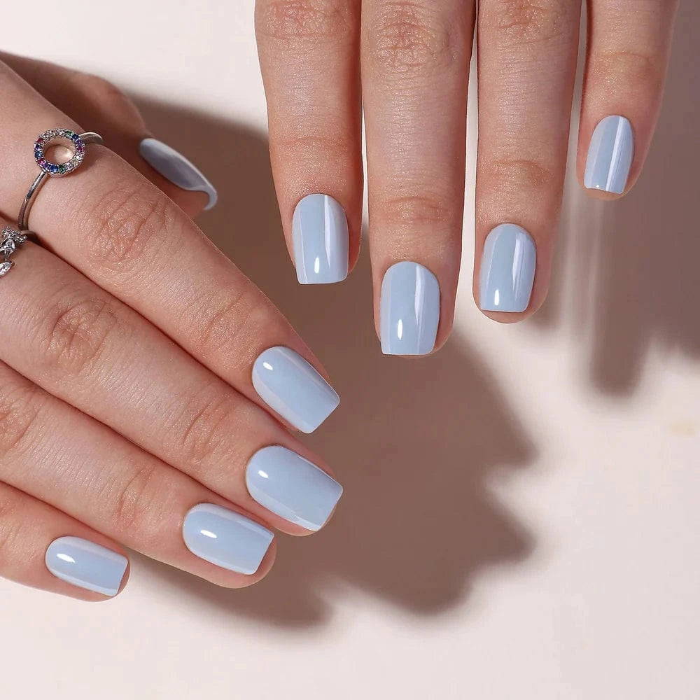 Holy Grail Nail press on Blue Sky (Glazed)