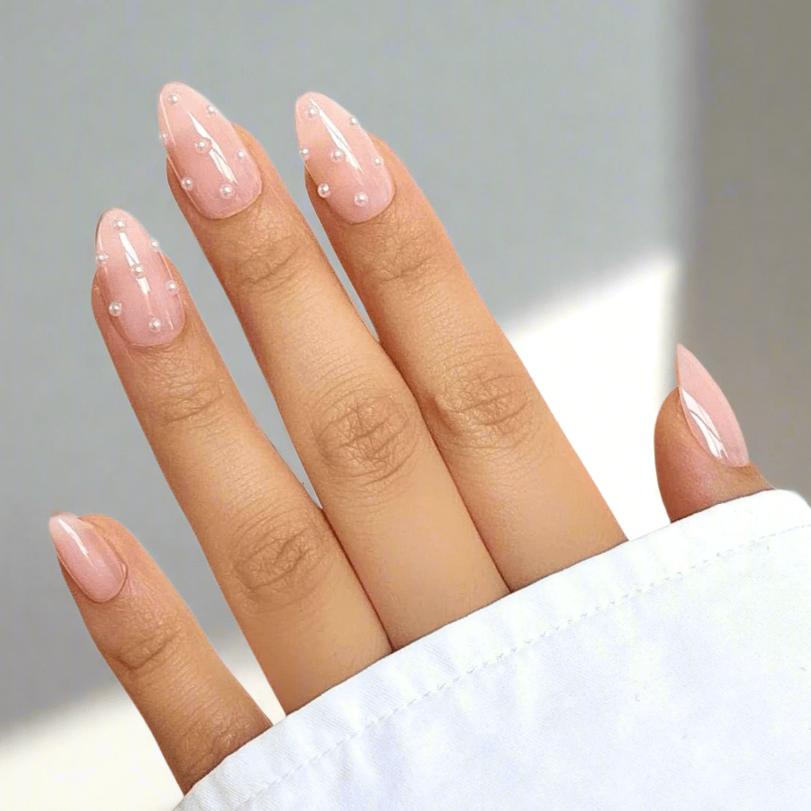 Holy Grail Nail press on Modern Muse (3D) - Soft Gel Press Ons (Short Almond)