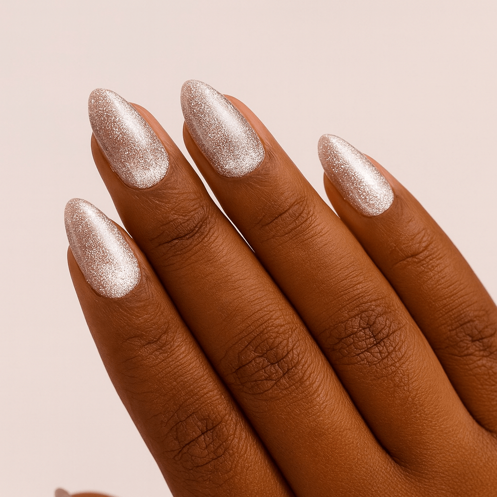 Holy Grail Nail press on Moonlight (Cat's eye) - Soft Gel Press Ons (Medium Almond)