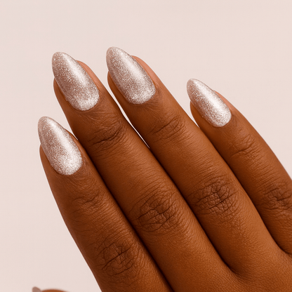 Holy Grail Nail press on Moonlight (Cat's eye) - Soft Gel Press Ons (Medium Almond)