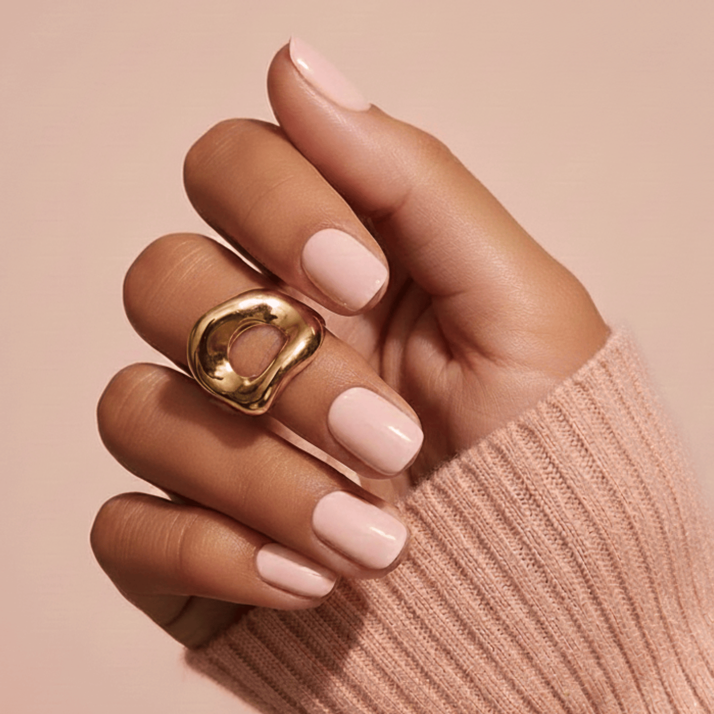 Holy Grail Nail press on Nude - Soft Gel Press Ons (Extra Short Natural)