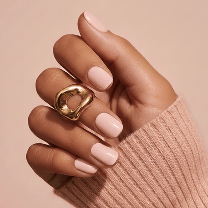 Holy Grail Nail press on Nude - Soft Gel Press Ons (Extra Short Natural)