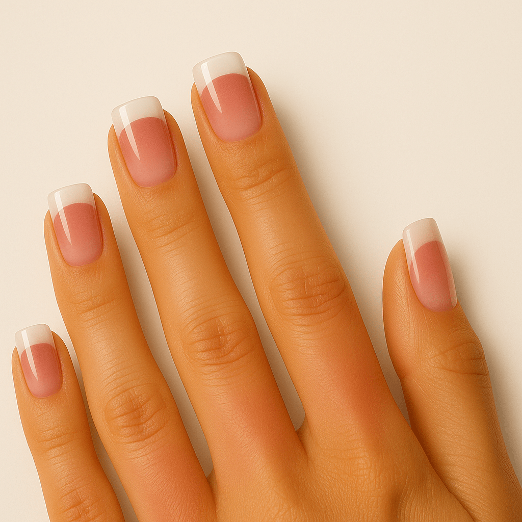 Holy Grail Nail press on Ombre Square French Mani - Soft Gel Press Ons
