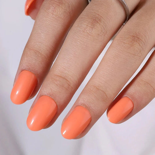 Holy Grail Nail press on Orange Crush