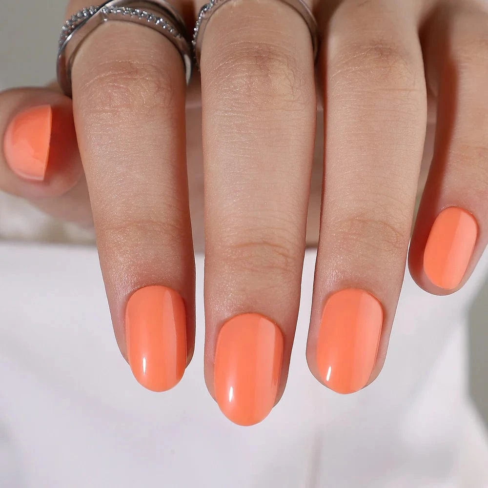 Holy Grail Nail press on Orange Crush