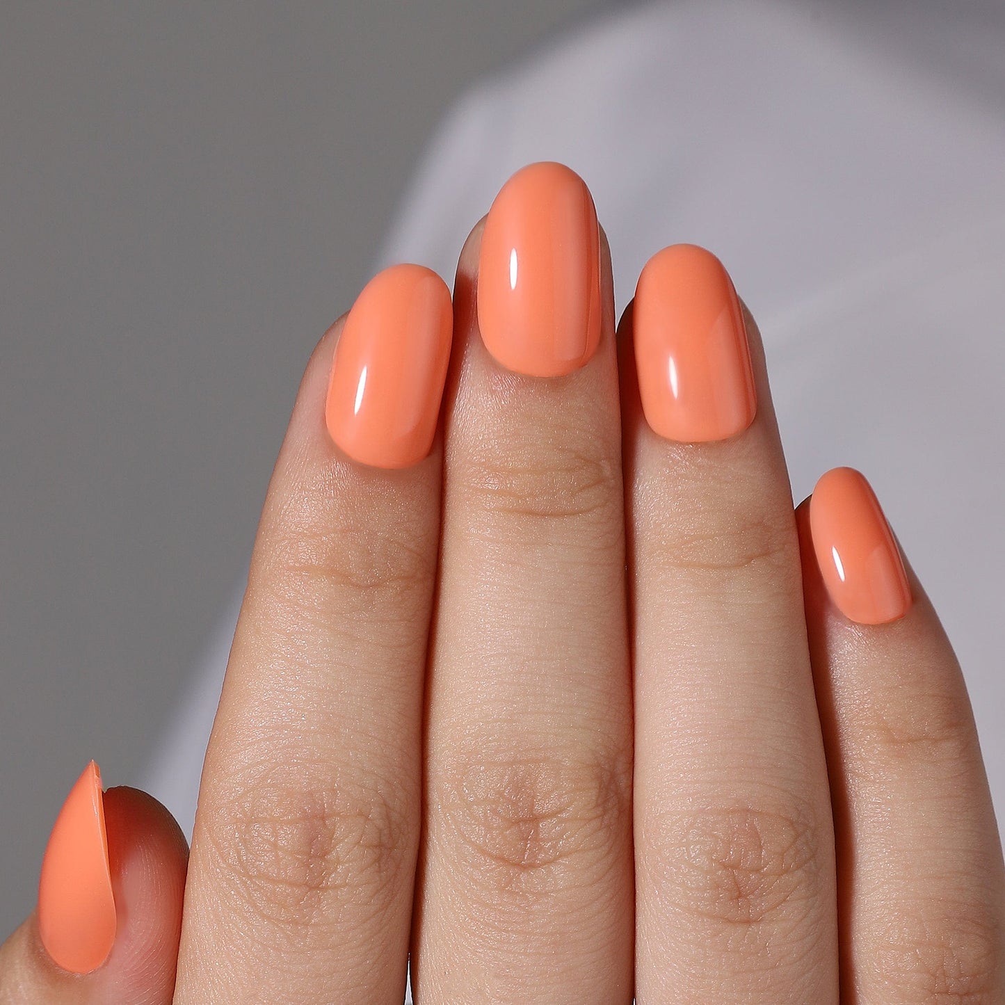 Holy Grail Nail press on Orange Crush