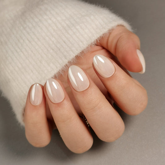 Holy Grail Nail press on Pearl (Glazed) - Soft Gel Press Ons
