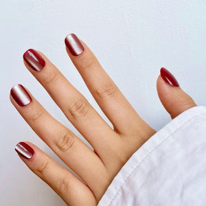 Holy Grail Nail press on Private Jet (Cat's Eye) Soft Gel Press Ons (Extra Short Natural)