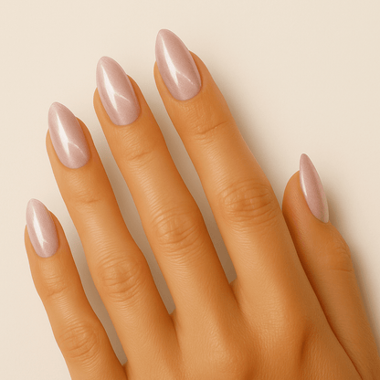 Holy Grail Nail press on Silver Rose - Soft Gel Press Ons