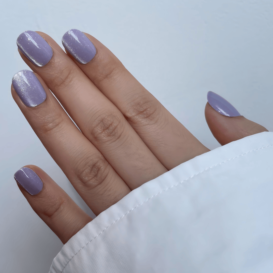 Holy Grail Nail press on Sparkle Like You Mean It - Soft Gel Press Ons (Extra Short Natural)