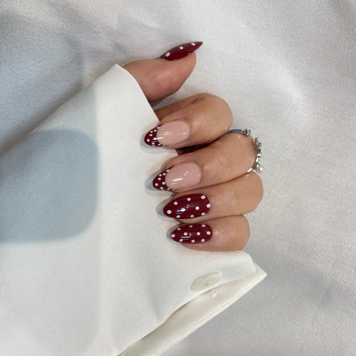 Holy Grail Nail press on Too Cute to Care - Soft Gel Press Ons (Short Almond)