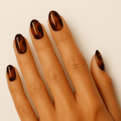 Holy Grail Nail press on Tortoiseshell - Soft Gel Press Ons