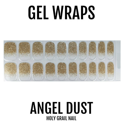 Holy Grail Nail Semi-Cured Gels Angel Dust - Gels, Gold Dust Gels, Holy Gels, Gold Dust Gel, Hello Nails