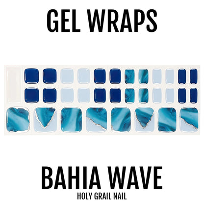 HOLY GRAIL NAIL Semi-Cured Gels Bahia Wave - Gel Pedi Wraps