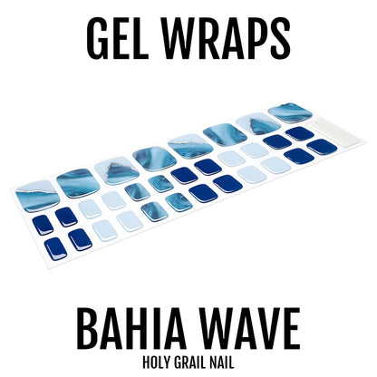 HOLY GRAIL NAIL Semi-Cured Gels Bahia Wave - Gel Pedi Wraps
