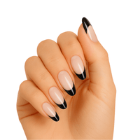 Black French Mani - Gels