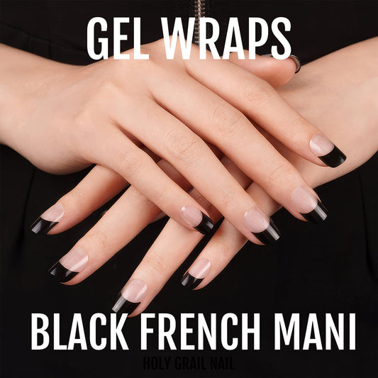 Holy Grail Nail Semi-Cured Gels Black French Mani - Gels