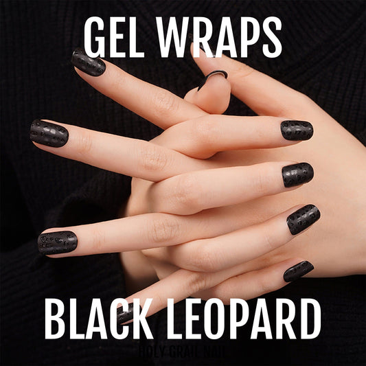 Holy Grail Nail Semi-Cured Gels Black Leopard - Gels, Black Leopard Gels, Holy Gels