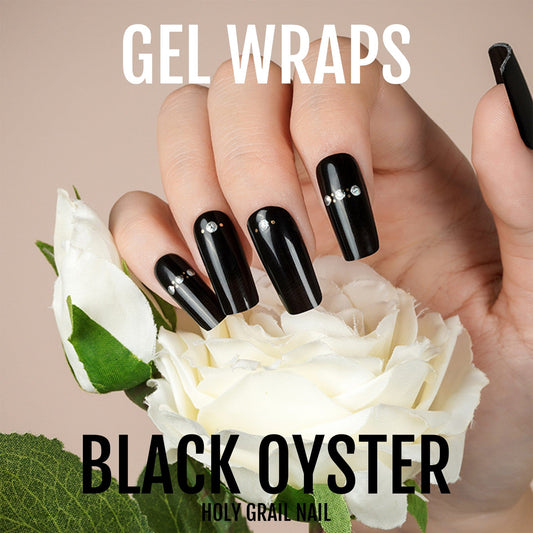 Holy Grail Nail Semi-Cured Gels Black Oyster - Gels, Dominos Gel, Hello Nails