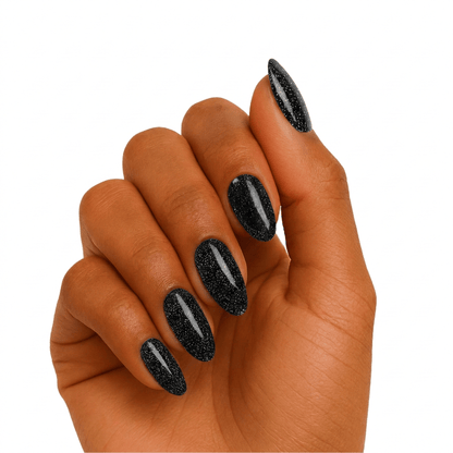 Holy Grail Nail Semi-Cured Gels Black Static - Gels